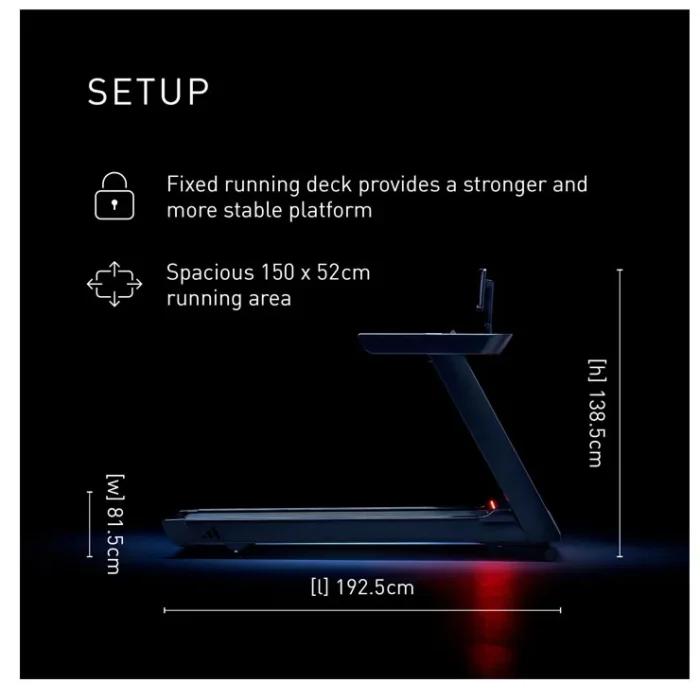 Tapis de Course Adidas T-23 + Bluetooth 4