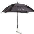 Parapluie télescopique JuCad Windproof avec tige 1-compressed