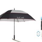 Parapluie télescopique JuCad Windproof avec tige 7-compressed