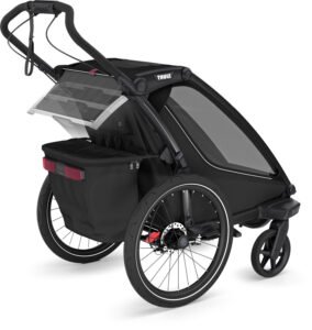 Remorque de vélo ​Thule pour 1 Enfant - Chariot Sport 2 Single - noir