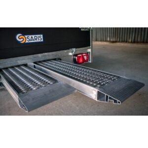 2 Rampes de chargement aluminium lg 2.50m intégrées – Accroche en « U » – Origine SARIS