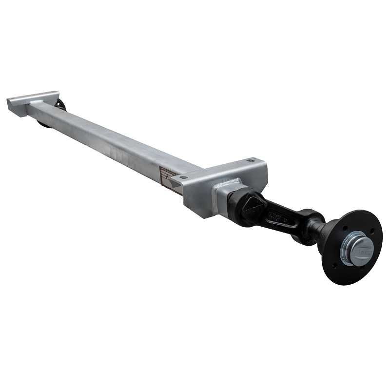 Essieu non freiné KNOTT VG7-L pour remorque 750kg 1380mm 1880mm 4x100