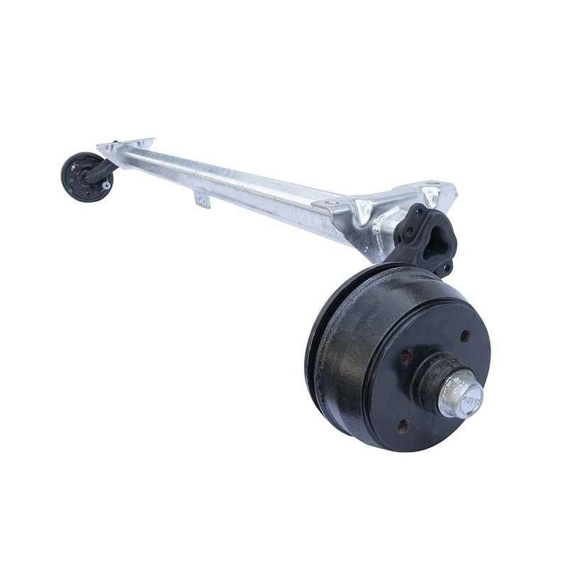 Essieu freiné AL-KO COMPACT pour remorque / dépanneuse 750kg 1400mm 1840mm 4x100