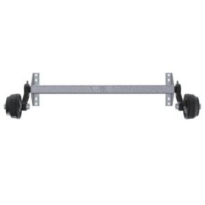 Essieu freiné KNOTT VGB15M/MV pour remorque / dépanneuse 1500kg 1450mm 1950mm 5x112