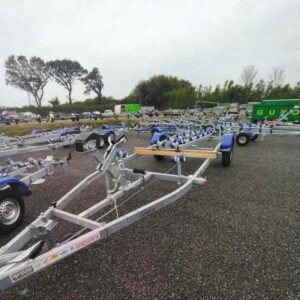Porte bateau multi-rouleaux GALAXY - GS18 / G1340 - PTAC : 1800Kg - 1 essieu