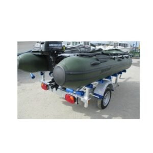 Porte-bateau pneumatique multirouleaux - SW225 - roue 10' PTAC : 360Kg - 1 essieu