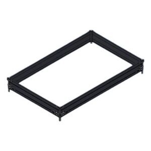 Rehausses de ridelles pleines en alu +35cm pour PW3.3 (Black Edition)