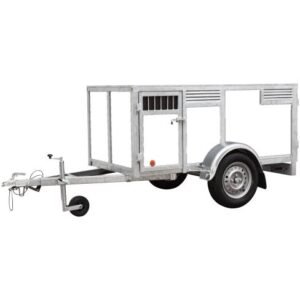 Remorque BW Trailers 4 chiens blanc