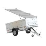 Remorque bagagère avec capot Garden Trailer 264 KIPP avec bâche, bis côtés et roue jockey
