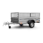 Remorque bagagère pas cher​ ZASLAW 235SU – 2,35 X 1,32 M GRILLAGÉE