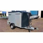Remorque fourgon Debon Roadster 255 Alu + porte latérale