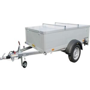 Remorque à un essieu Humbaur Alumaster High hayon Plus avec couvercle alu max. 1300 kg