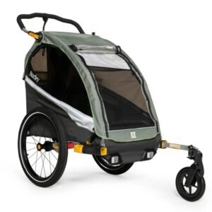 Remorque burley pour Vélo - D'Lite X Single pour 1 Enfant - sage green/charcoal