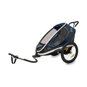 Remorque velo pour enfant​ Hamax Outback One navy white