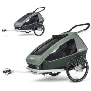 Poussette velo remorque Kid Vaaya 2 Croozer pour deux enfants