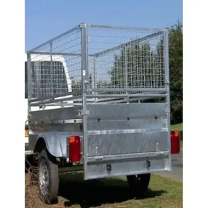4 Rehausses de ridelles grillagées 29008 (hauteur 60cm) pour remorque Robust 2m Lider