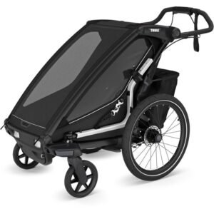 Thule Remorque Vélo pour 1 Enfants - Chariot Sport 2 Single - noir