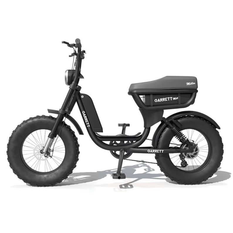 Vélo électrique biplace cargo garrett miller city , bat double, tout terrain