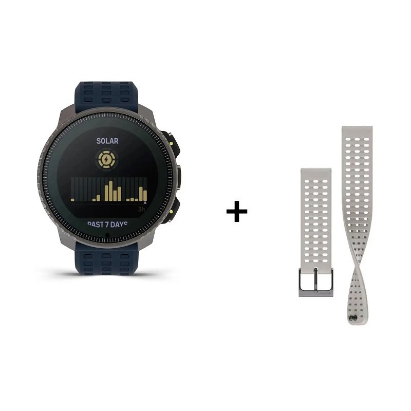 Montre Suunto Vertical Titanium Solar + bracelet Athletic 4 - 22 mm S