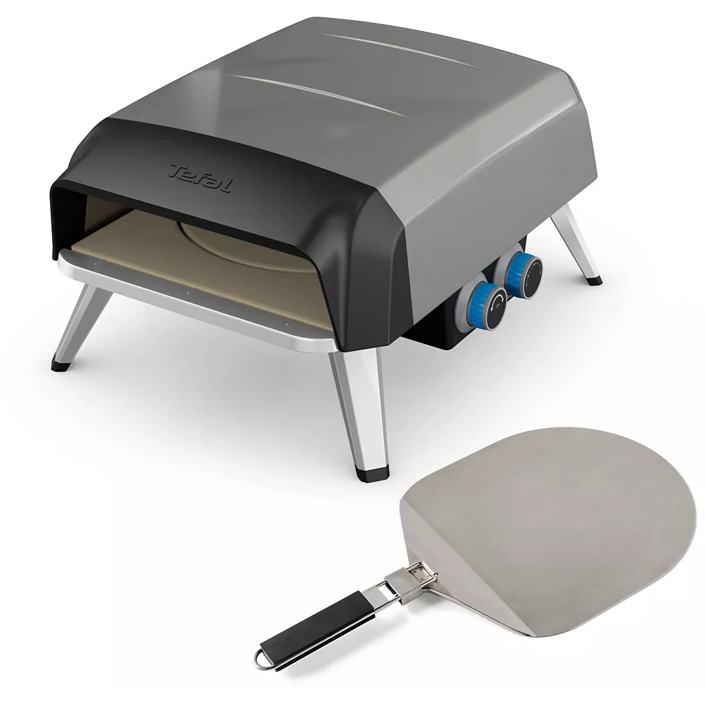 Four à pizza gaz TEFAL Pronto JM412010 pizza 30 cm préchauffage 15 min, jusqu'à 400°C